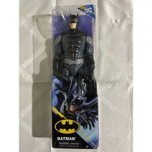 New 12 Inch Combat BATMAN Collectible Action Figure DC Comics Spinmaster